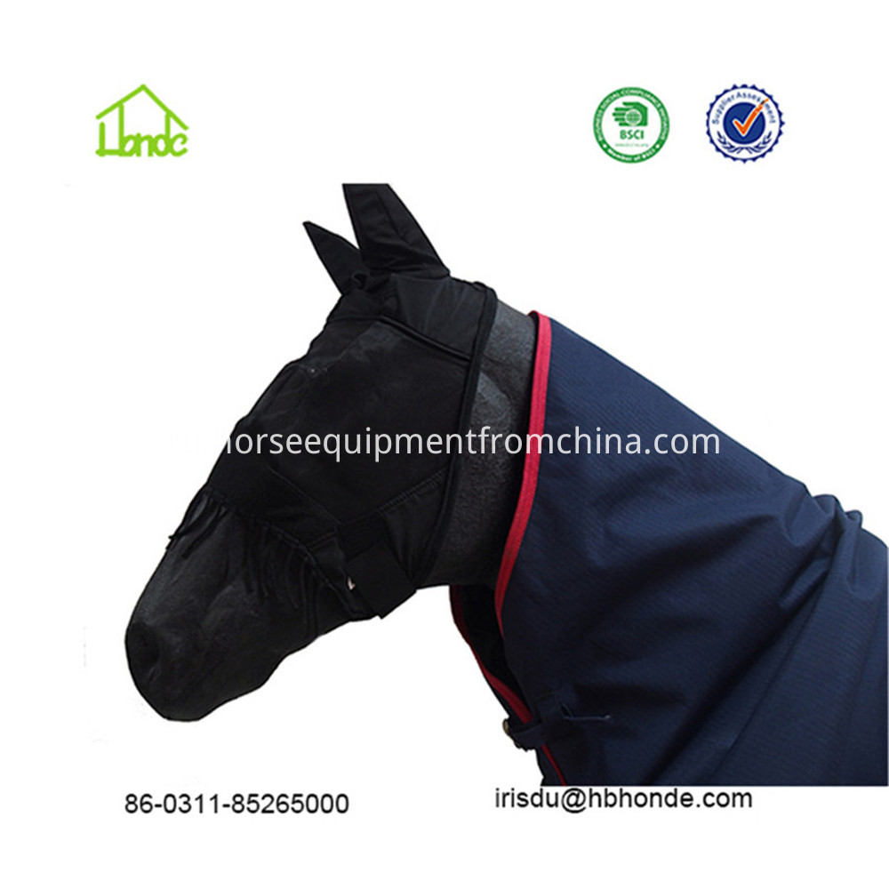 тканая маска мухи лошади woven horse fly mask